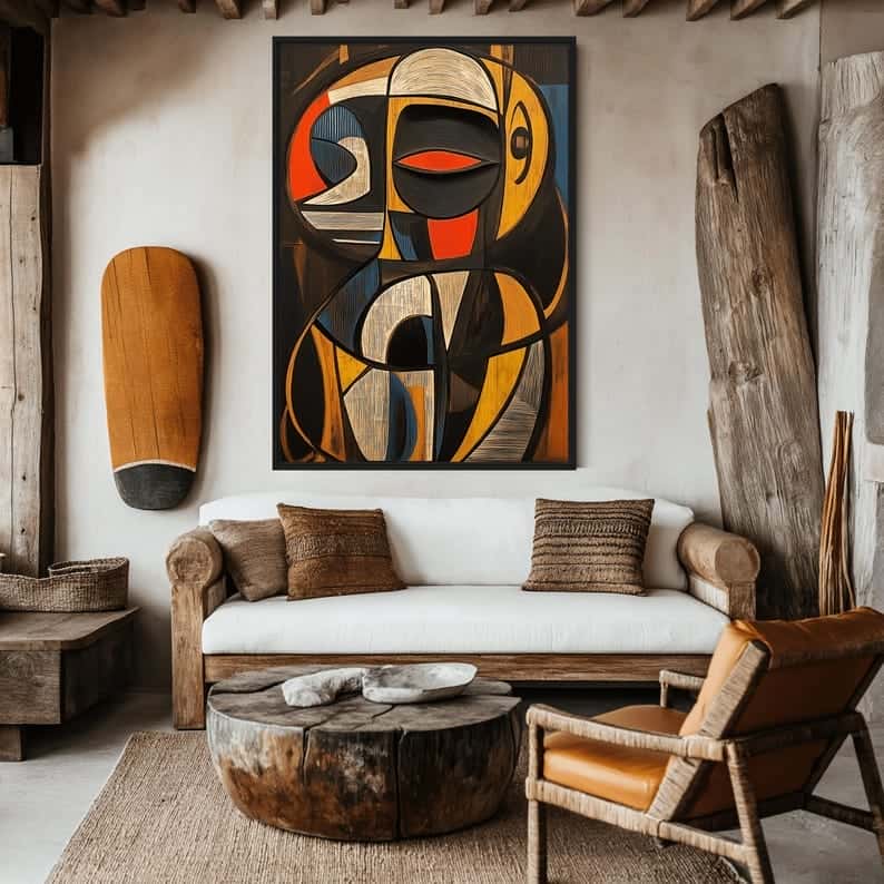 African Artwork | Afrocentric Wall Art | A2 at XILEF Art